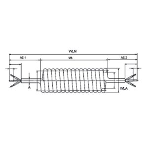 Spiral cables of PVC H05VVH8-F