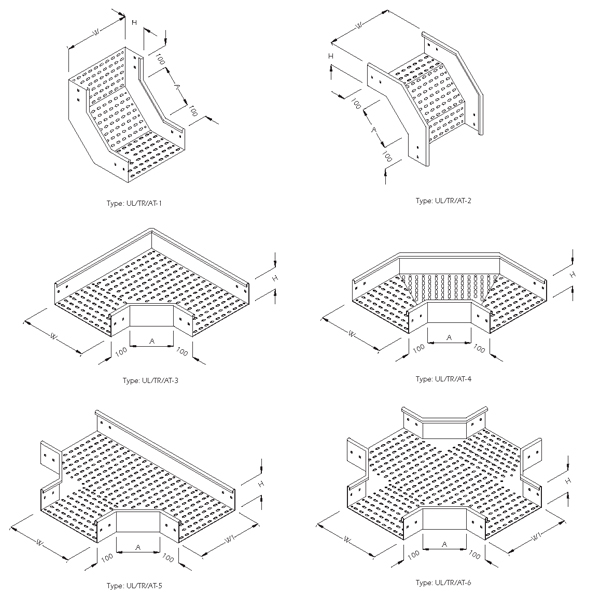 Perforated_Cable_Tray_07 Accessories Angular Type