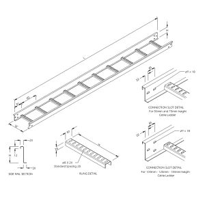 Steel Cable Ladder – Straight