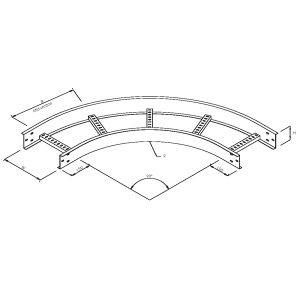 Steel Cable Ladder-Unequal Crosses