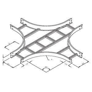 Steel Cable Ladder-Equal Crosses