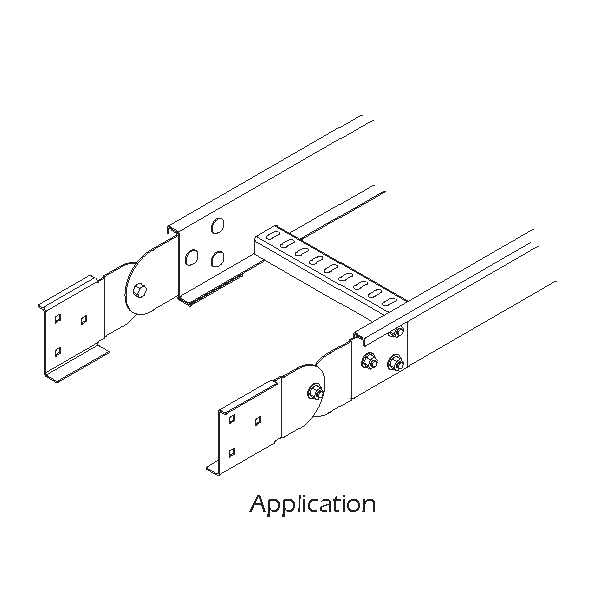Steel_Cable_Ladder_17 Steel Cable Ladder – Vertical Adjustable Splice Plate