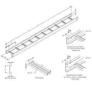 Steel Cable Ladder – Straight