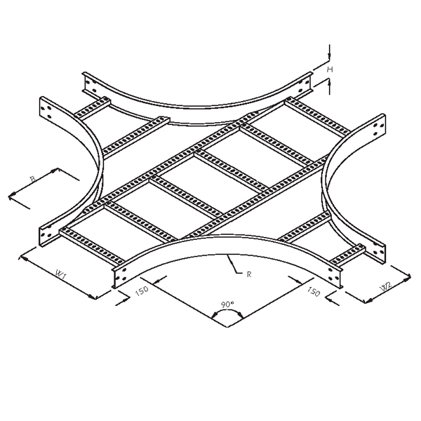 Steel_Cable_Ladder_26 Steel Cable Ladder – Unequal Crosses