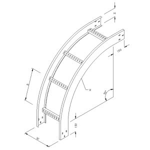 Steel Cable Ladder – External Riser