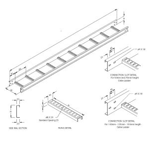 Steel Cable Ladder – Straight