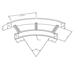 Steel Cable Ladder – 45o