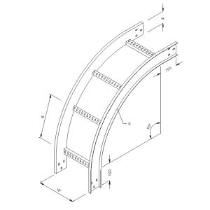 Steel Cable Ladder – External Riser