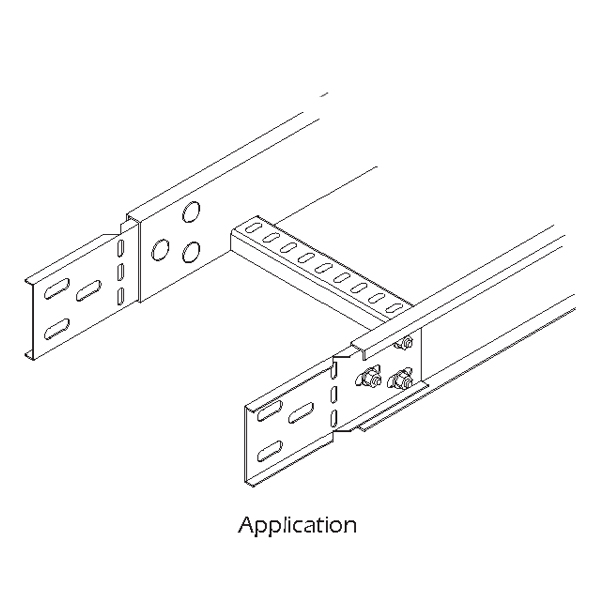 Steel_Cable_Ladder_57 Steel Cable Ladder – Horizontal Adjustable Splice Plate
