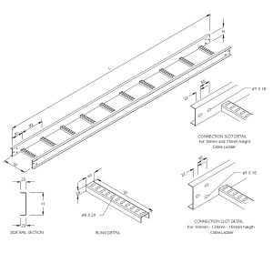 Steel Cable Ladder – Straight