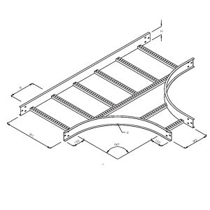 Steel Cable Ladder – Unequal Tee