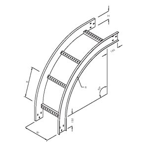 Steel Cable Ladder – External Riser