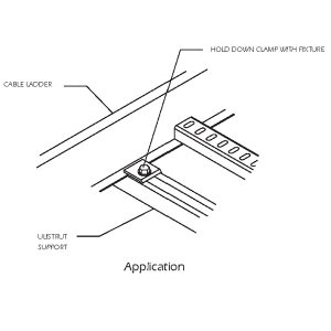 Steel Cable Ladder – Hold Down Clamp