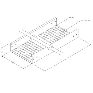 Steel Perforated Cable Tray – Straight