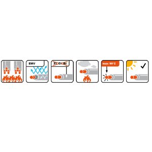 EMC connecting cable 2XSL(St)CH